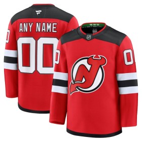 Dresovi New Jersey Devils 2024-25 Fanatics Premium Custom Domaći Crvena - Muške